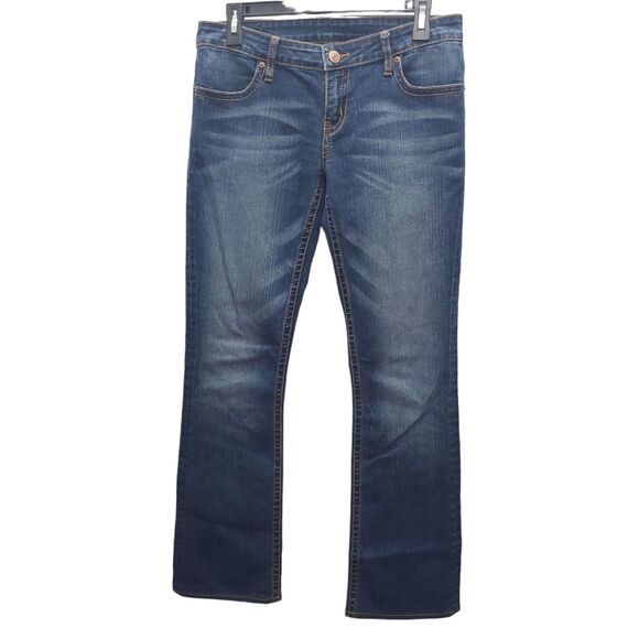 Buffalo David Bitton Mischa Jeans Womens 28x29 Low Rise Boot Cut Stretch Casual - Picture 2 of 9